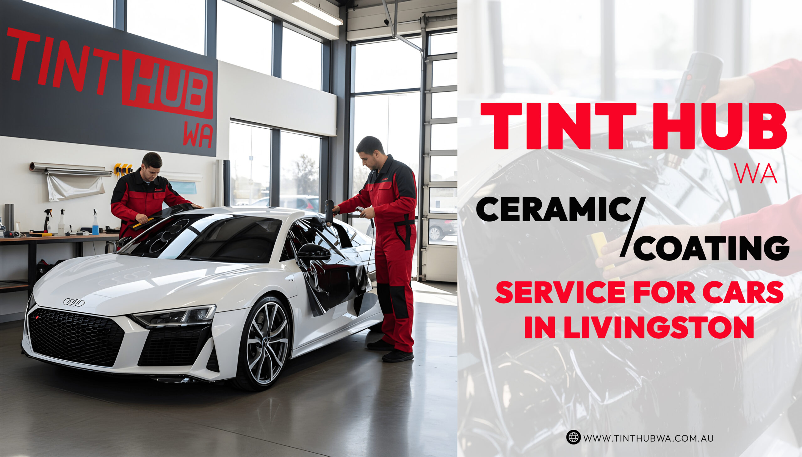 Tint Hub WA Ceramic coating service for cars in Livingston